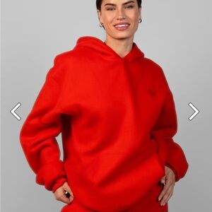 NEVER WORN NEW Comfrt Red Women's Sweatshirt